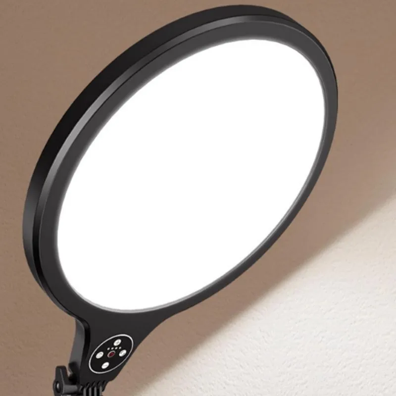 26cm Live Broadcast Beauty Light Bracket - Medium Version & Black Desktop Photography