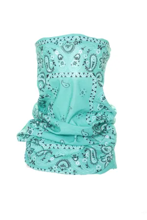 Bandana Sleeve Face Mask - Green