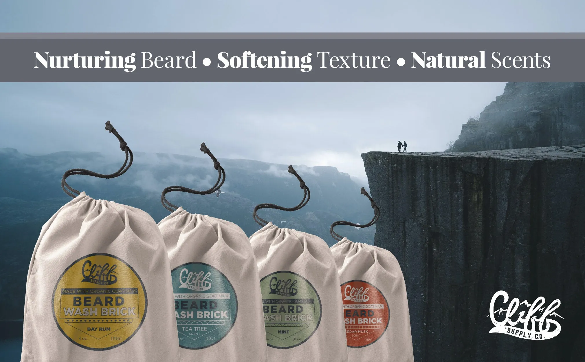 Beard Wash Brick - Cedar Musk