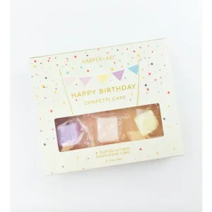 Birthday Sugar Scrub Cubes Gift Box