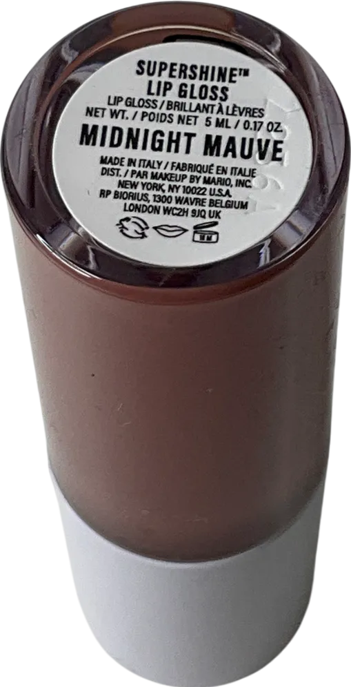 by mario Supershine Lip Gloss Midnight Mauve 5ml