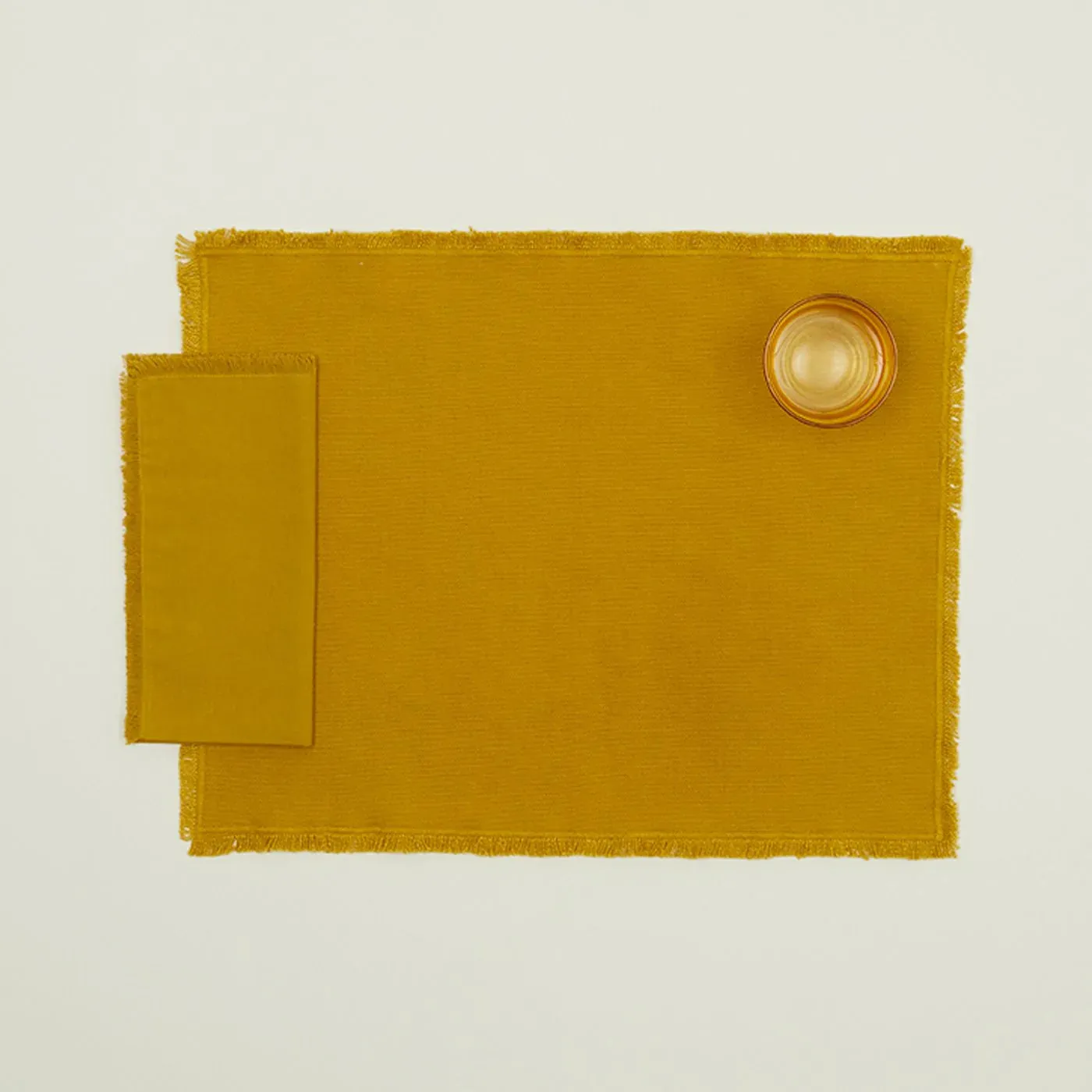 Essential Dinner Napkin Set of 4 (Mustard)