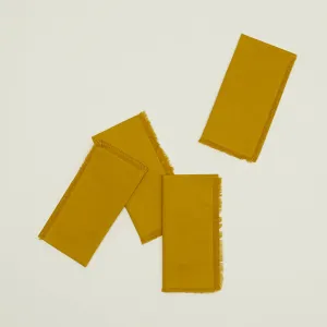 Essential Dinner Napkin Set of 4 (Mustard)