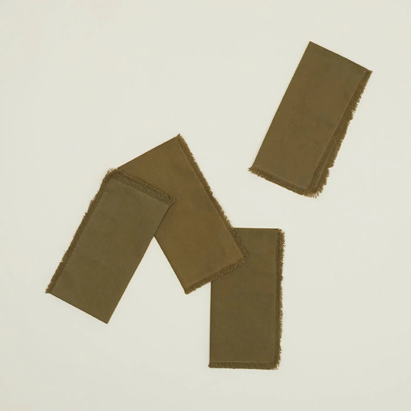Essential Dinner Napkin Set of 4 (Olive)