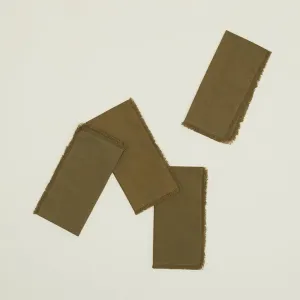 Essential Dinner Napkin Set of 4 (Olive)