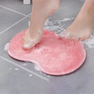 Long-Bristle Mountable Bath Scrubber