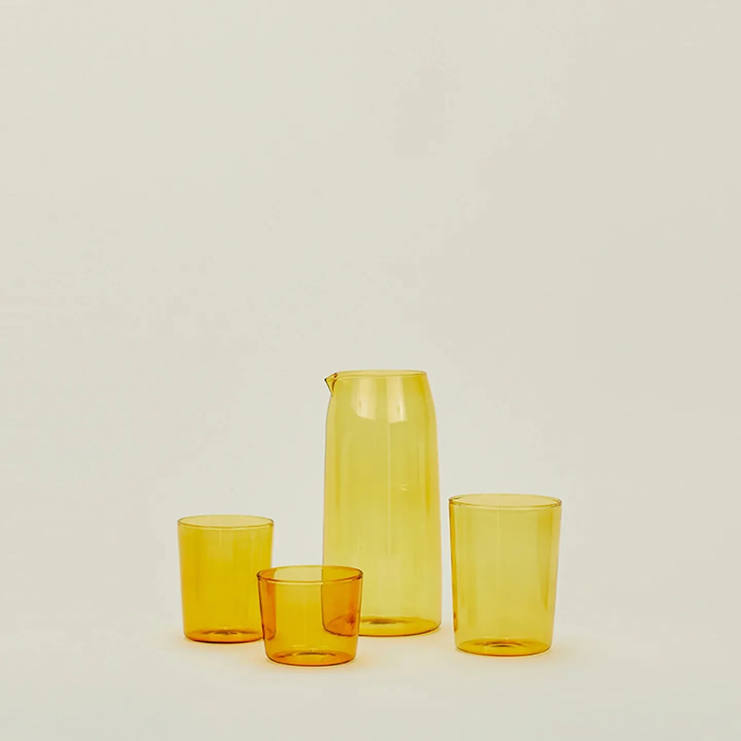 Medium Essential Glassware Set of 4 (Amber)