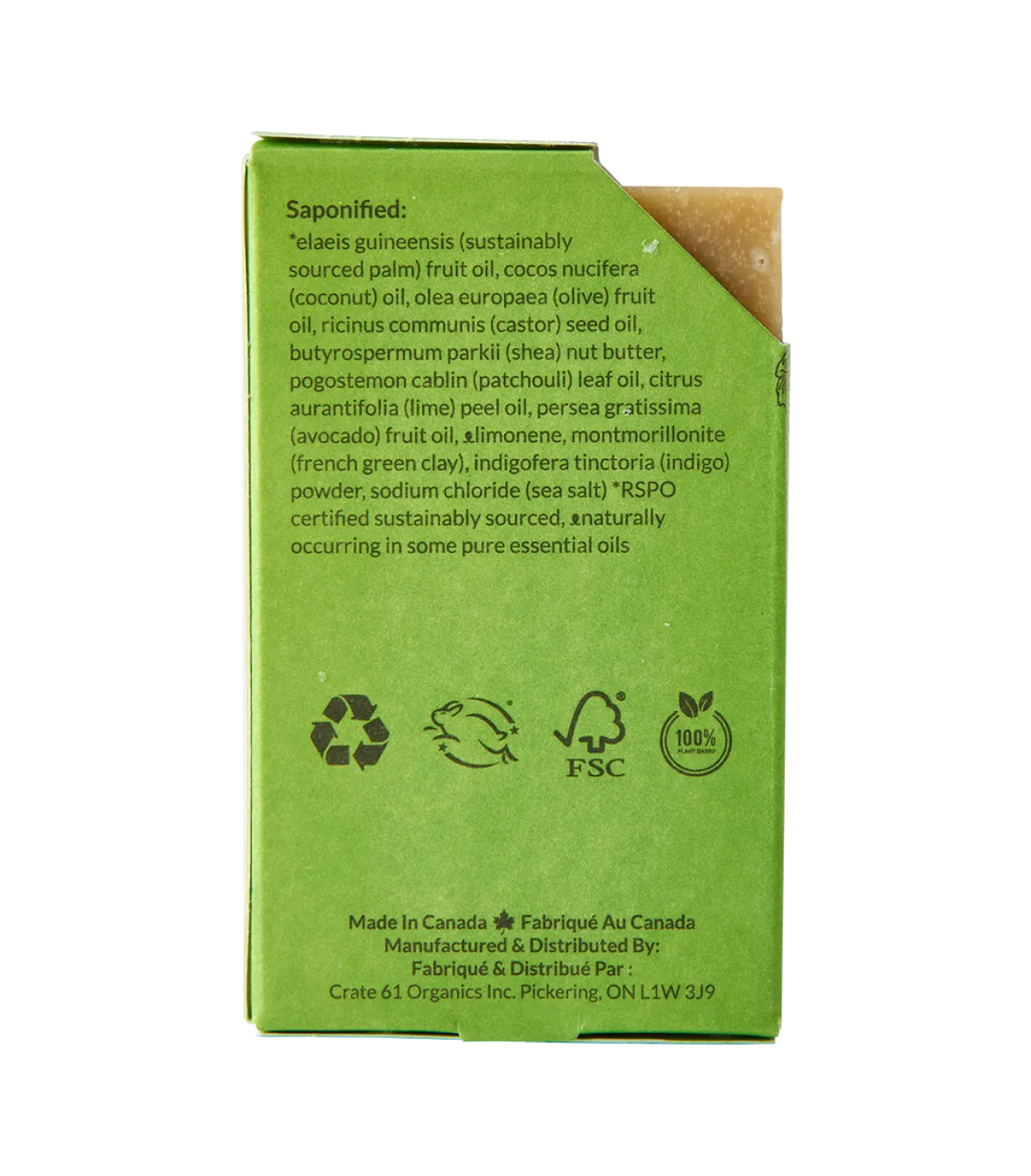 Patchouli Lime Bar Soap