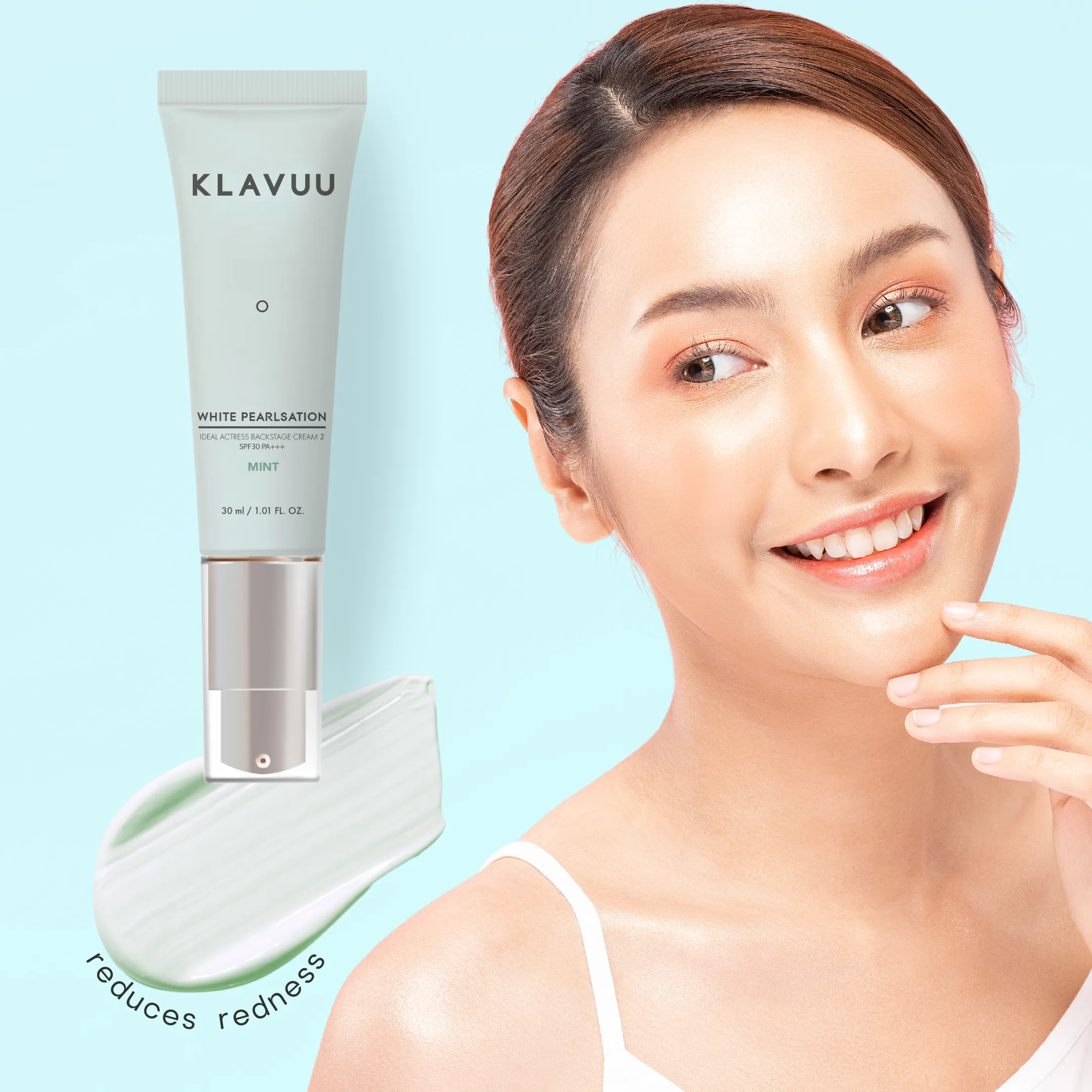 White Pearlsation Ideal Actress Backstage Cream #3 Mint